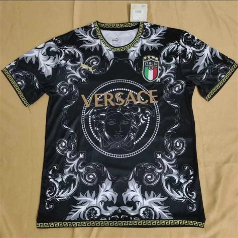 maglia calcio italia versace|Maglia calcio Italia x Versace special edition special Italy football .